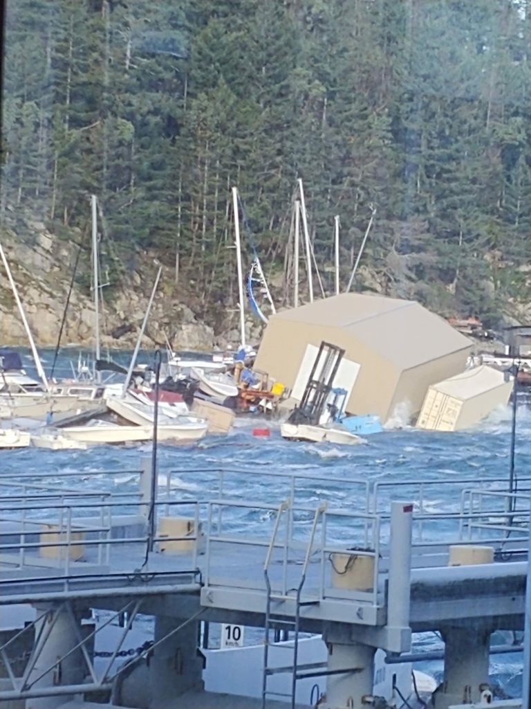 Wild weather wreaks havoc in Horseshoe Bay